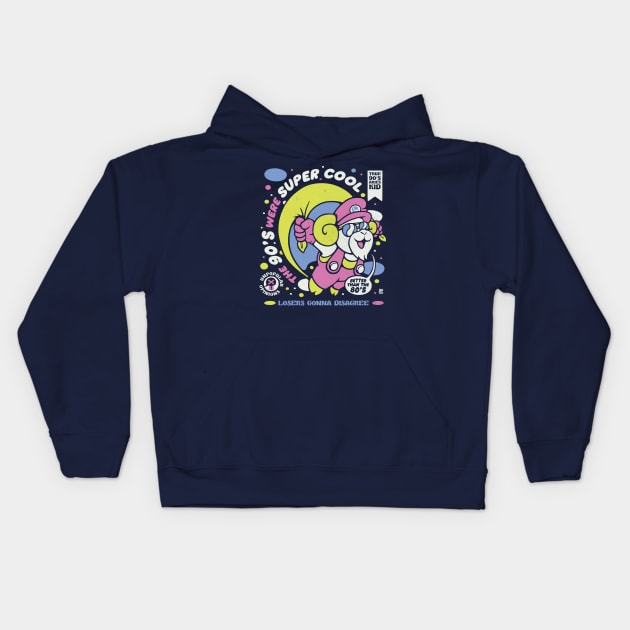 The 90's Were Better Than The 80's v1 Kids Hoodie by raffaus